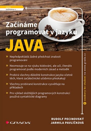 Obálka knihy Začínáme programovat v jazyku Java