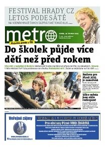 Obálka e-magazínu METRO XXL Plzeň 16.7.2014