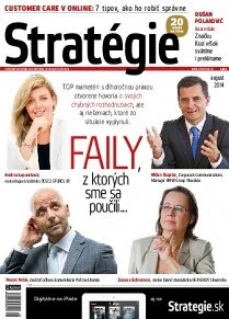 Obálka e-magazínu Stratégie 8/2014