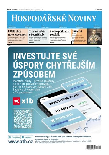 Obálka e-magazínu Hospodářské noviny 019 - 26.1.2024