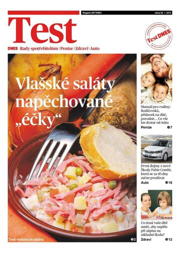 Obálka e-magazínu Magazín TEST DNES - 20.1.2015