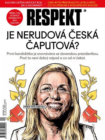 Obálka e-magazínu Respekt 24/2022