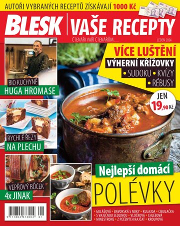 Obálka e-magazínu BLESK VAŠE RECEPTY 1/2024