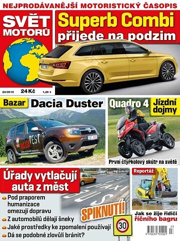 Obálka e-magazínu Svět motorů 1.6.2015