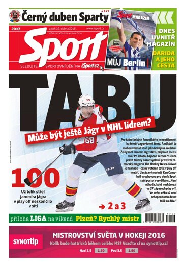 Obálka e-magazínu Sport 29.4.2016
