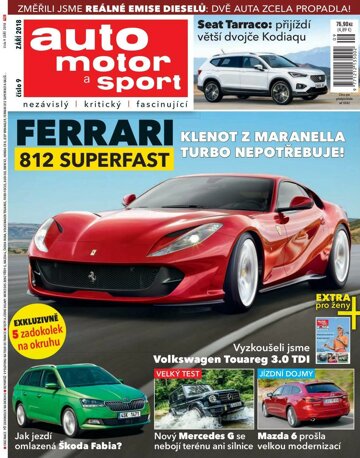 Obálka e-magazínu Auto motor a sport 9/2018
