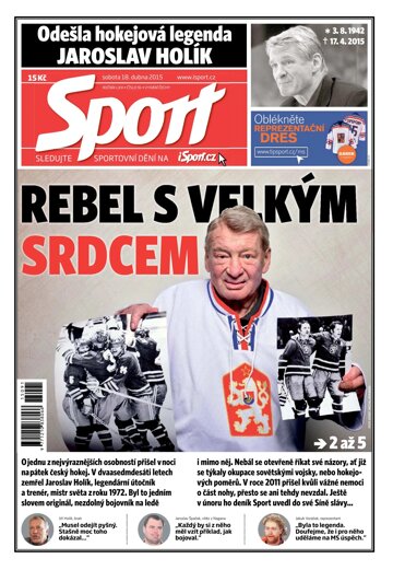 Obálka e-magazínu Sport 18.4.2015
