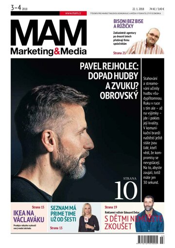 Obálka e-magazínu Marketing & Media 3-4 - 22.1.2018