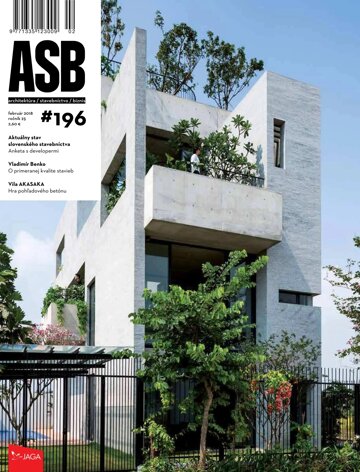 Obálka e-magazínu ASB Architektúra Stavebníctvo Biznis 2.1.2018