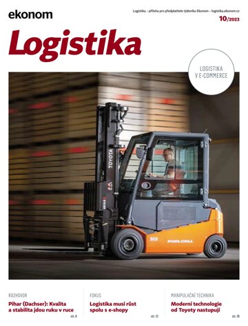 Obálka e-magazínu Ekonom 44 - 26.10.2023 Logistika