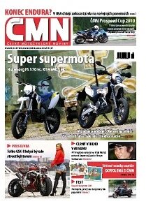 Obálka e-magazínu ČESKÉ MOTOCYKLOVÉ NOVINY 36/2010