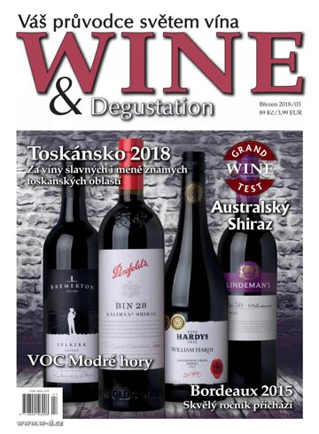 Obálka e-magazínu Wine and Degustation 3/2018