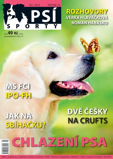 Obálka e-magazínu Psí sporty 3/2016