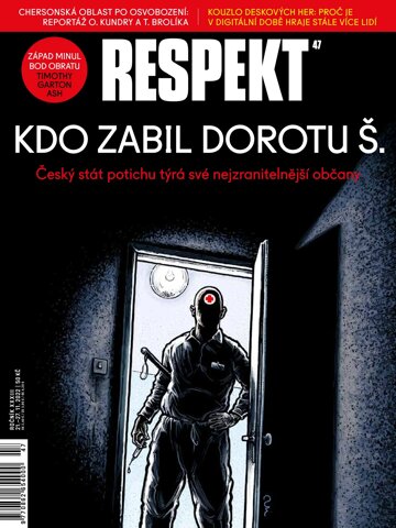 Obálka e-magazínu Respekt 47/2022