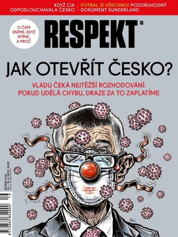 Obálka e-magazínu Respekt 16/2020