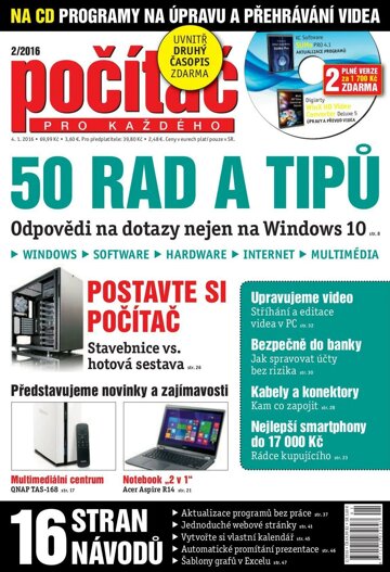 Obálka e-magazínu Počítač pro každého 2/2016