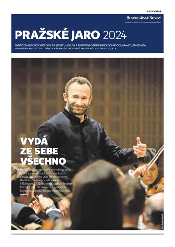 Obálka e-magazínu Hospodářské noviny - příloha 209 - 30.10.2023 Pražské jaro