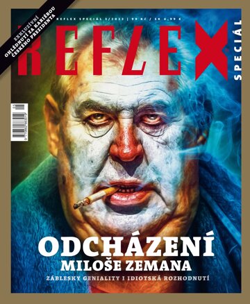Obálka e-magazínu Odcházení Miloše Zemana