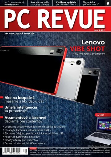 Obálka e-magazínu PC REVUE 9/2015
