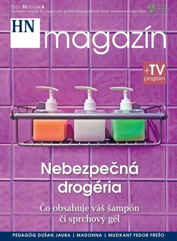 Obálka e-magazínu Prílohy HN magazín číslo: 33 ročník 4.