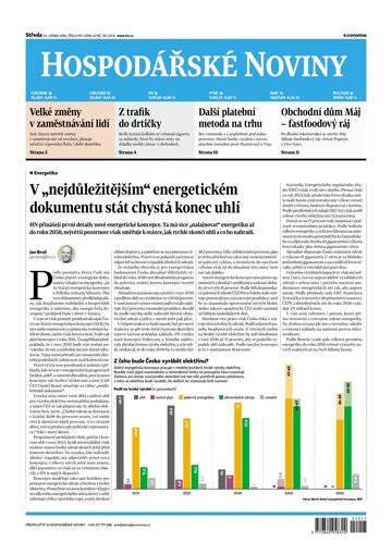 Obálka e-magazínu Hospodářské noviny 017 - 24.1.2024