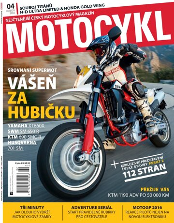 Obálka e-magazínu Motocykl 4/2016