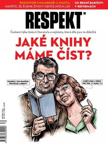 Obálka e-magazínu Respekt 30/2018