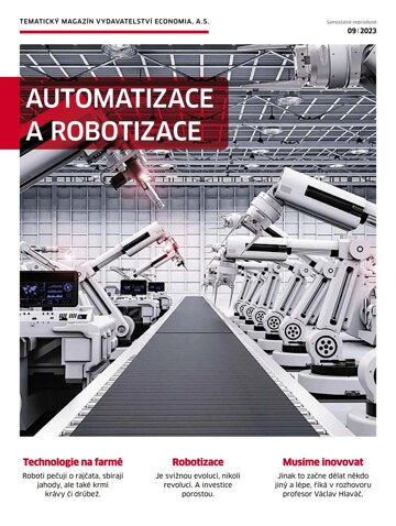 Obálka e-magazínu Hospodářské noviny - příloha 181- 19.9.2023 Automatizace a robotizace