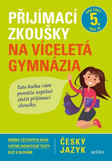 Obálka knihy Přijímací zkoušky na víceletá gymnázia – český jazyk