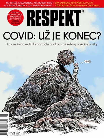 Obálka e-magazínu Respekt 6/2022