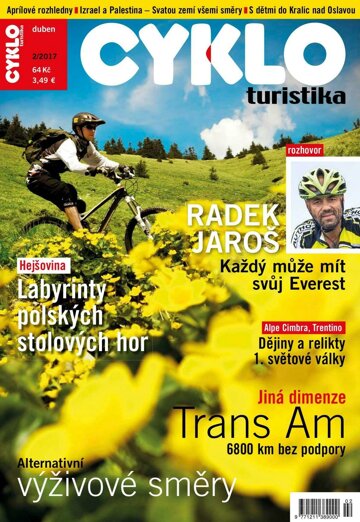Obálka e-magazínu Cykloturistika 2/2017