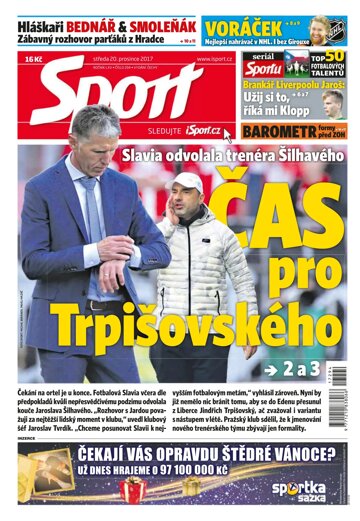 Obálka e-magazínu Sport 20.12.2017