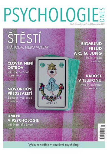 Obálka e-magazínu Psychologie dnes 1/2022