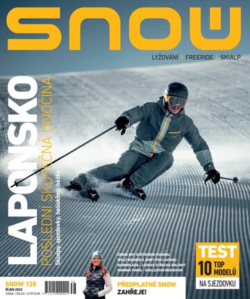 Obálka e-magazínu SNOW 138 - říjen 2022