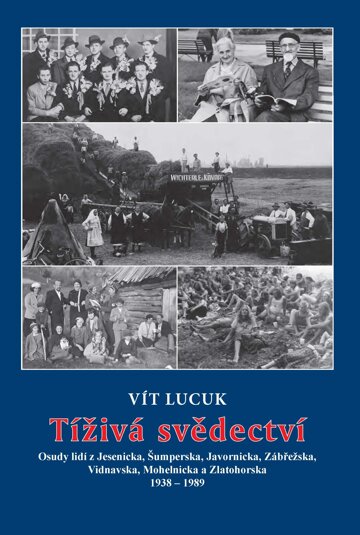 Obálka knihy Tíživá svědectví – Osudy lidí z Jesenicka, Šumperska, Javornicka, Zábřežska, Vidnavska, Mohelnicka a Zlatohorska 1938 – 1989