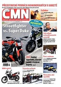 Obálka e-magazínu ČESKÉ MOTOCYKLOVÉ NOVINY 2/2011
