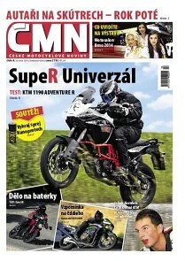 Obálka e-magazínu ČESKÉ MOTOCYKLOVÉ NOVINY 4/2014