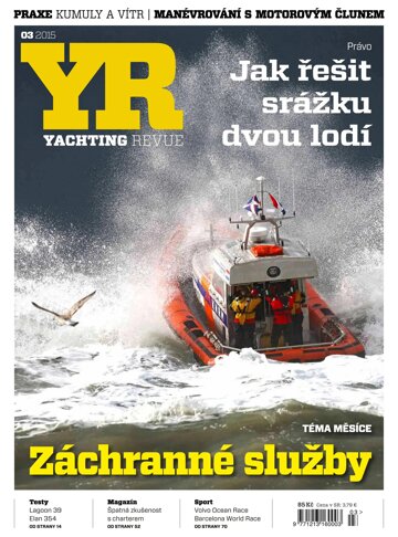 Obálka e-magazínu Yachting Revue 3/2015