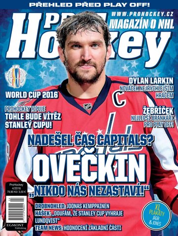 Obálka e-magazínu Pro Hockey 4/2016