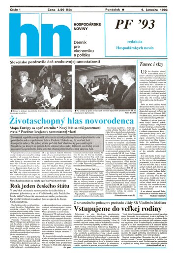 Obálka e-magazínu HN_4.1.1993