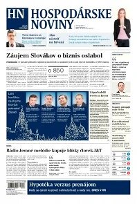 Obálka e-magazínu Hospodárske noviny 18.03.2014