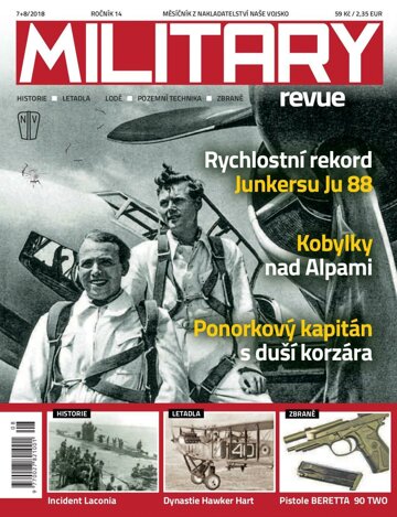 Obálka e-magazínu Military revue 7-8/2018