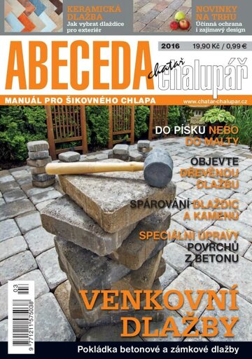 Obálka e-magazínu Abeceda - venkovní dlažby 2016
