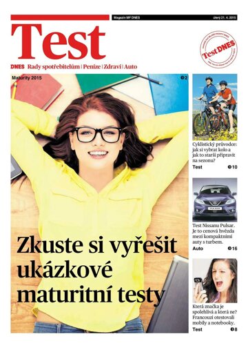 Obálka e-magazínu Magazín TEST DNES - 21.4.2015