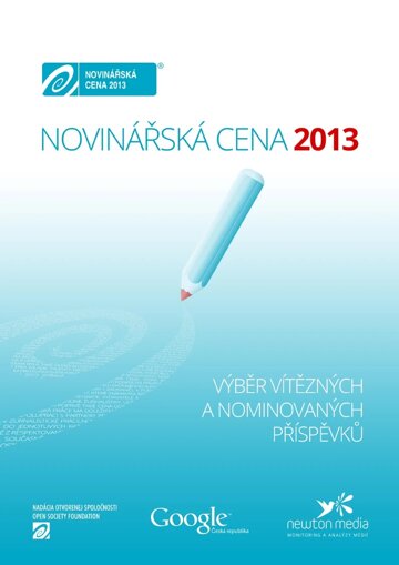 Obálka knihy Novinářská cena 2013