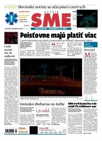 Obálka e-magazínu SME 4.11.2013