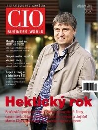 Obálka e-magazínu CIO Business World 12/2014