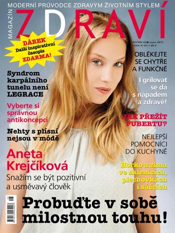 Obálka e-magazínu Zdraví 8/2015
