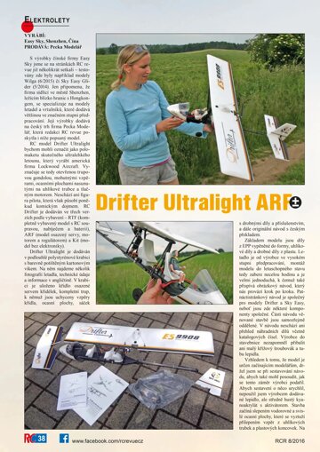 Obálka e-magazínu Drifter Ultralight ARF