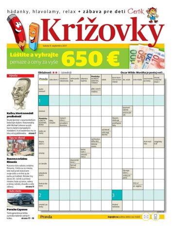 Obálka e-magazínu Krížovky 9.9.2017
